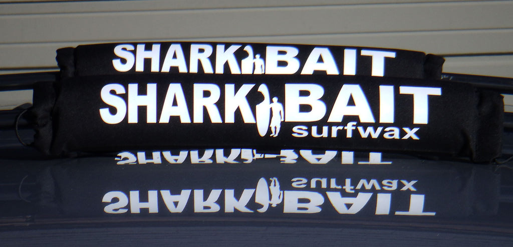 18' SHARKBAIT AERO car rack pads,Fade-Proof Black  for wide 2"+ cross bars