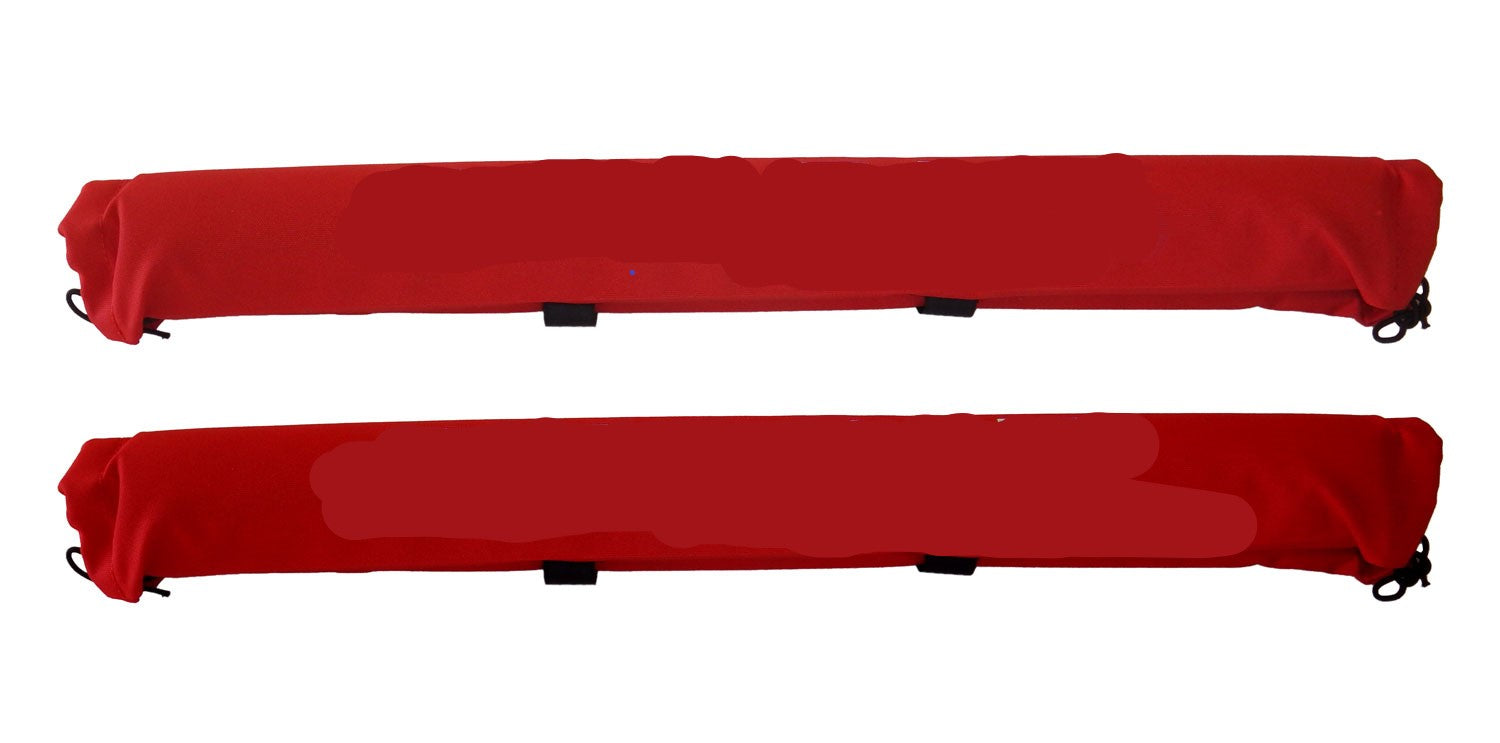 24" SHARKBAIT AERO rack pads RED for 2-3 inch cross bars for SUPs & surfboards