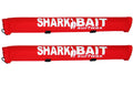24" SHARKBAIT AERO rack pads RED for 2-3 inch cross bars for SUPs & surfboards