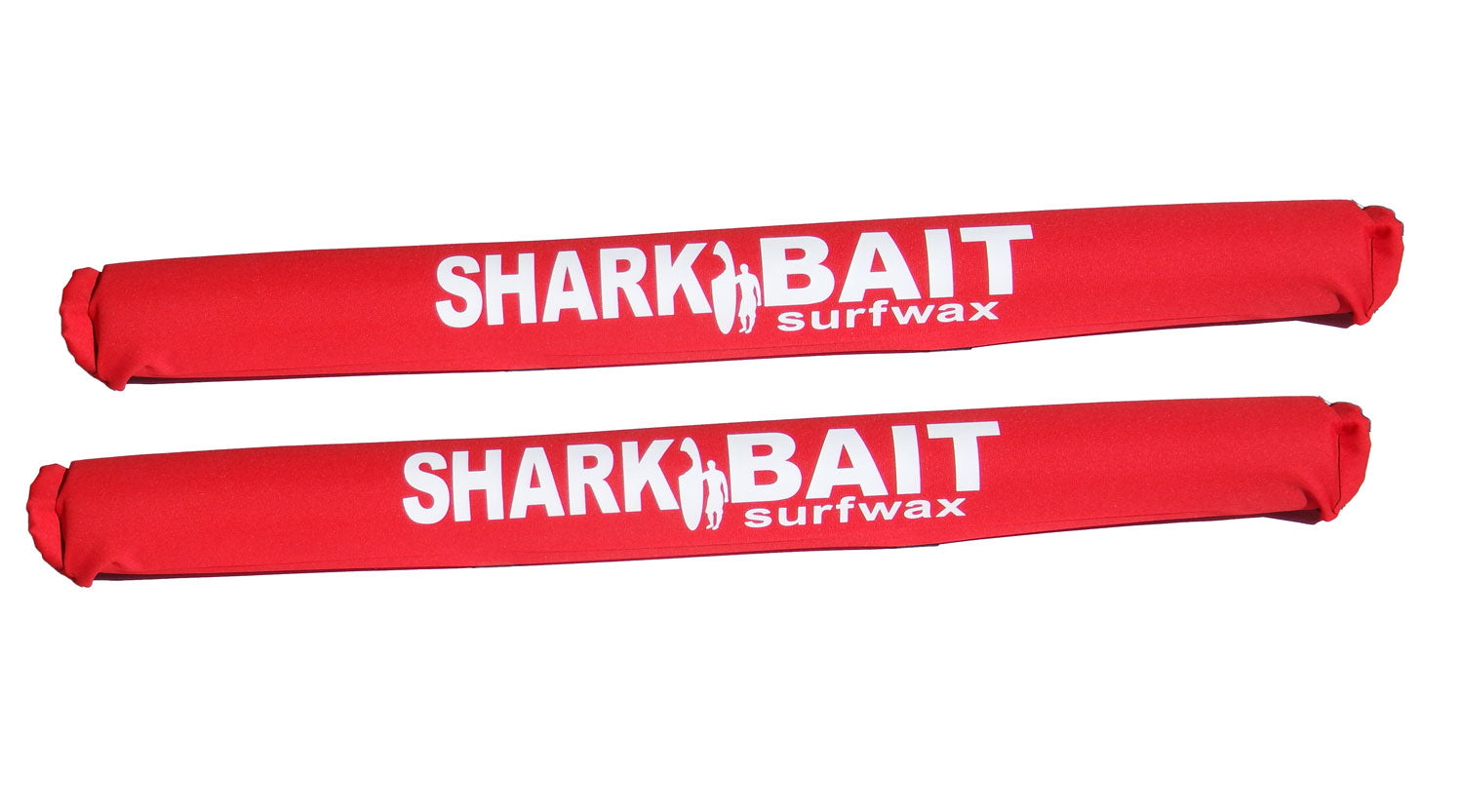 30" SHARKBAIT AERO rack pads RED for 2 -3 inch cross bars For SUP & Surfboards