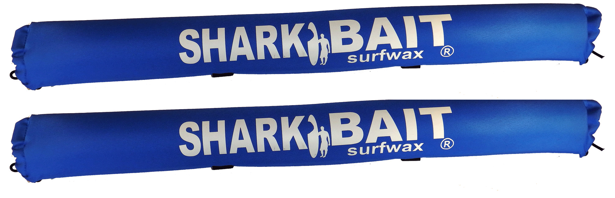 30" SHARKBAIT AERO roof rack pads Blue for 2 -3 inch bars For SUP & Surfboards
