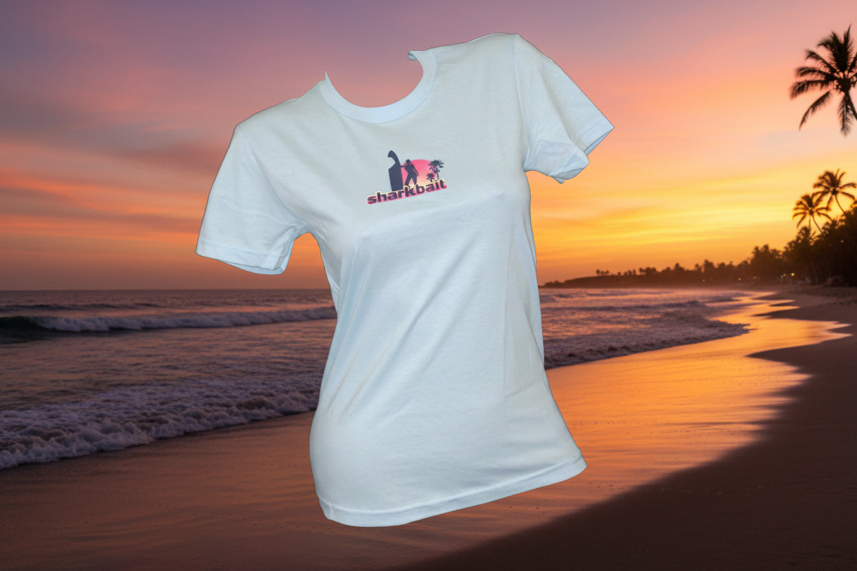 Sharkbait T Shirt For Women 100% cotton, Made in USA