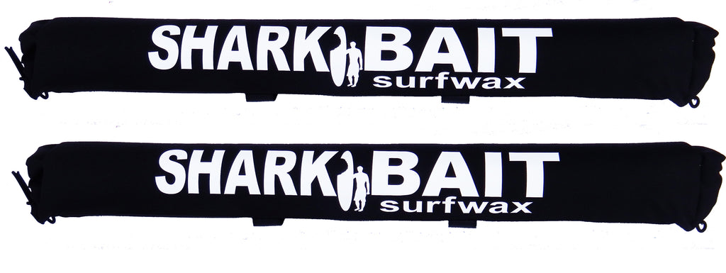 24" SHARKBAIT AERO rack pads BLACK for 2-3 inch cross bars for SUPs & surfboards