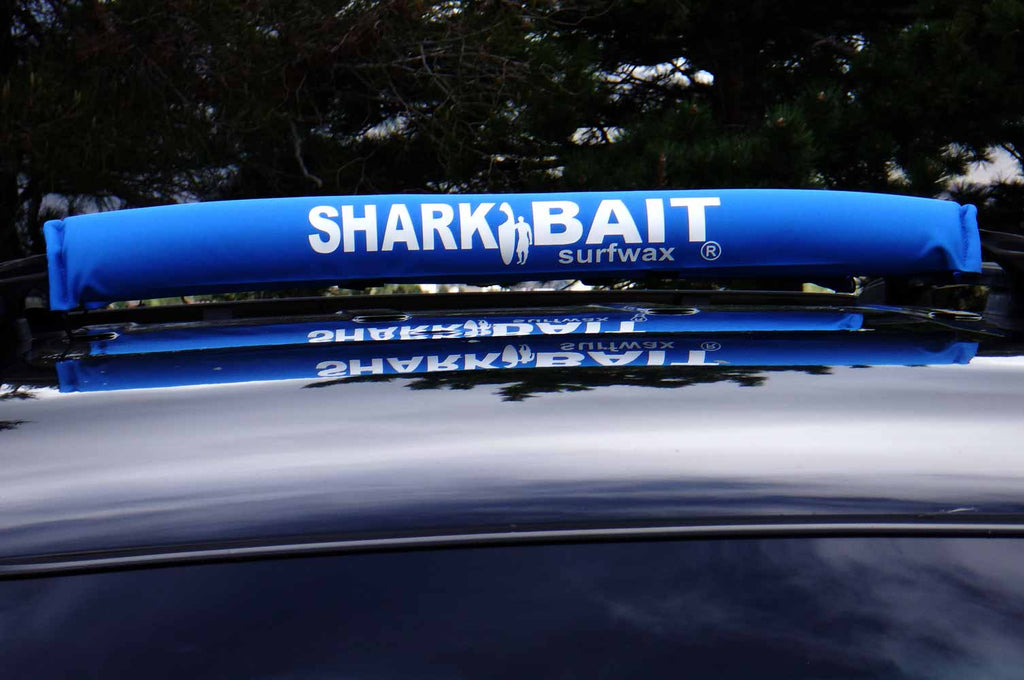30" SHARKBAIT AERO roof rack pads Blue for 2 -3 inch bars For SUP & Surfboards