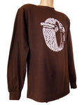 Sharkbaitsurfwax Beaches Chocolate Brown Long Sleeve T Shirt