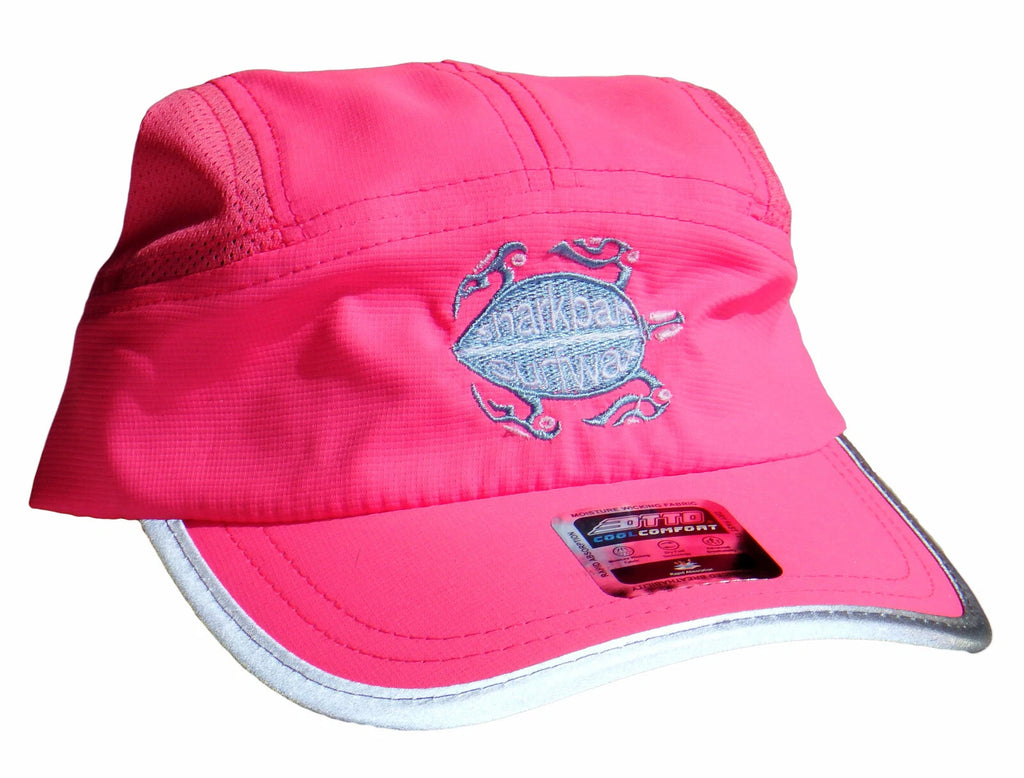 Sharkbait Turtle Reflective 5 Panel Running Hat Pink