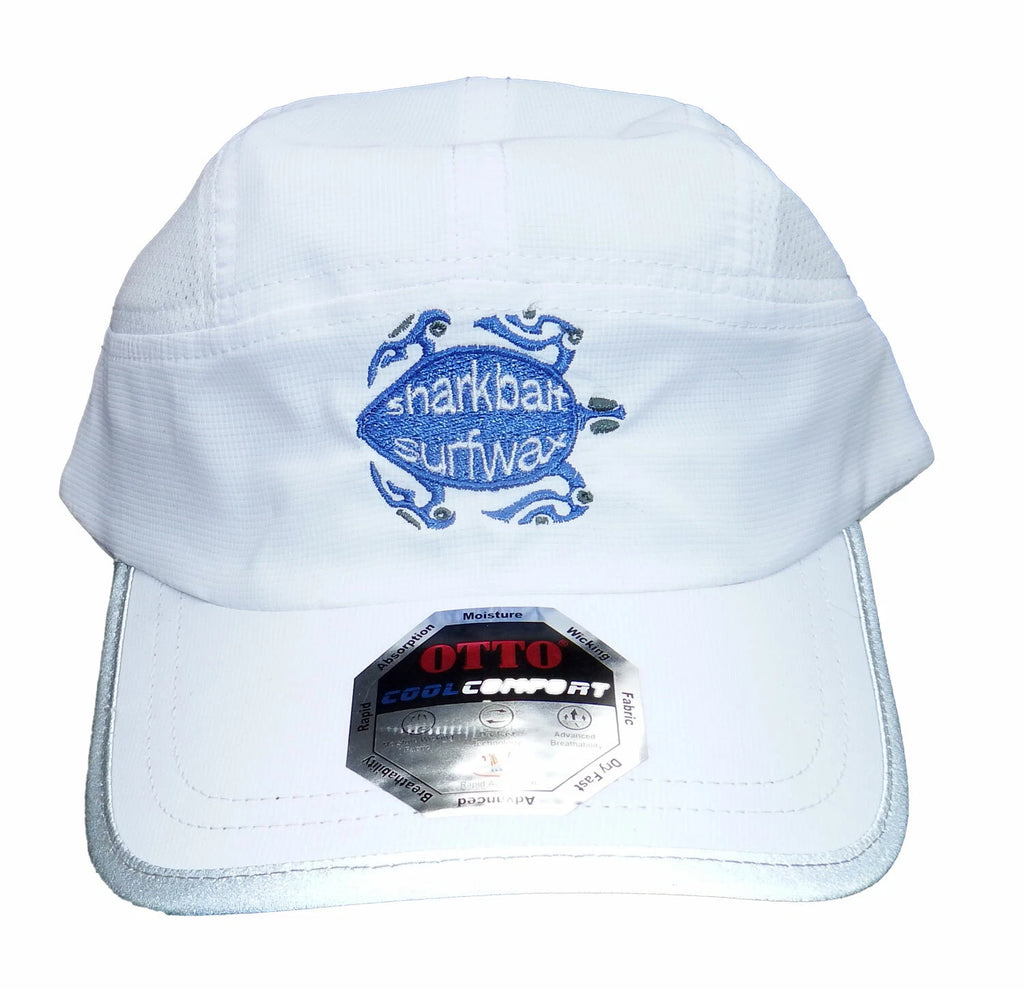 Sharkbait Turtle Reflective 5 Panel Running Hat White