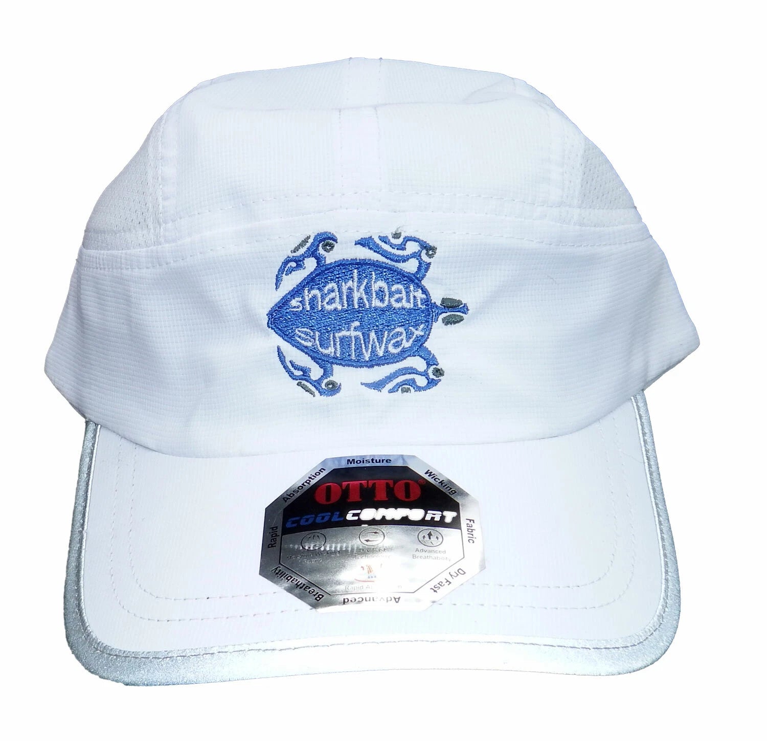 Sharkbait Turtle Reflective 5 Panel Running Hat White