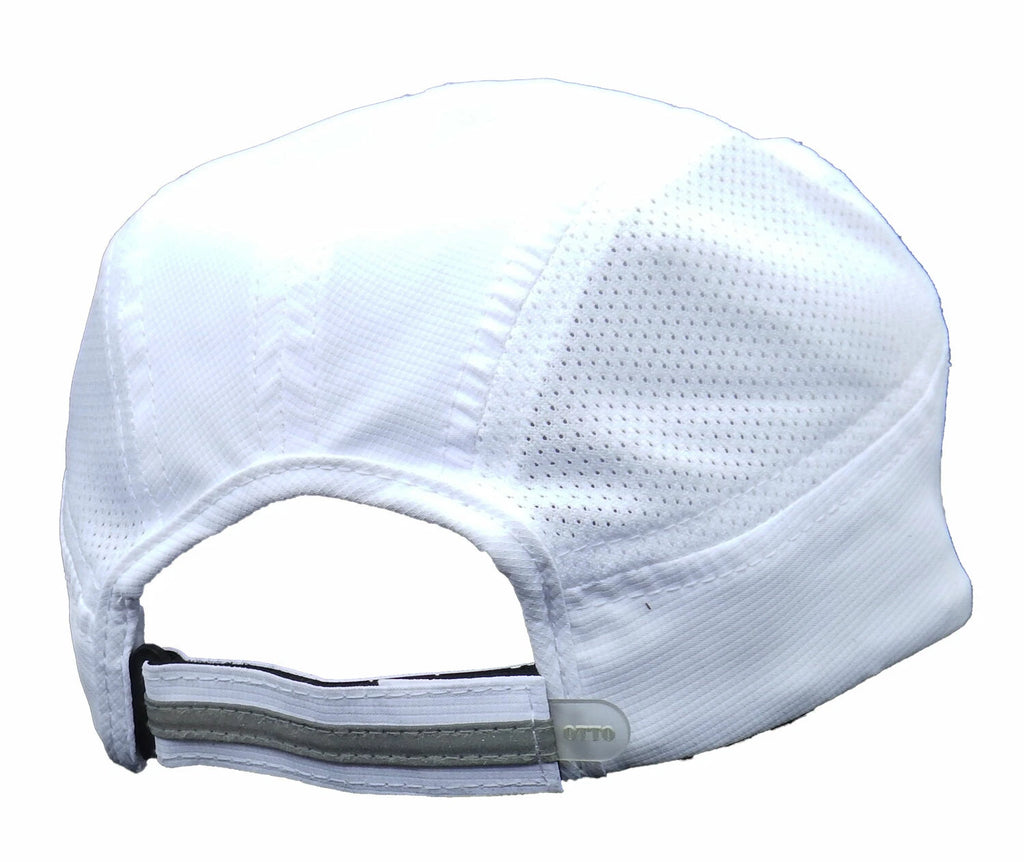 Sharkbait Turtle Reflective 5 Panel Running Hat White